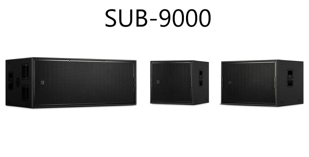 RCF's all new SUB 9029-AS, 9016-AS, and 9019-AS