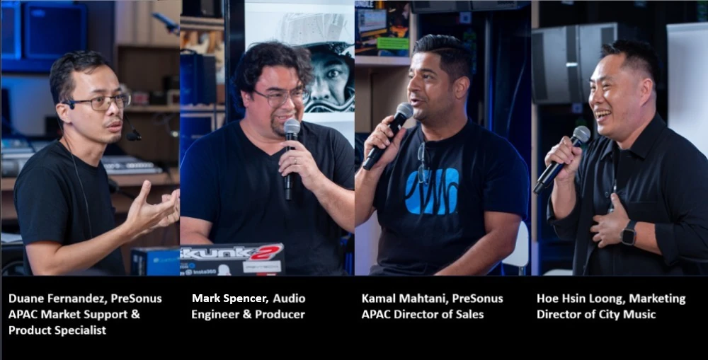 The event showcased how PreSonus' seamless hardware and software integration can foster creative workfows, from home studios to professional production environments