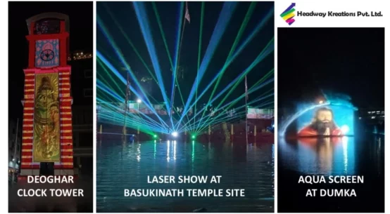 The Aquascreen Projection Mapping At Dumka