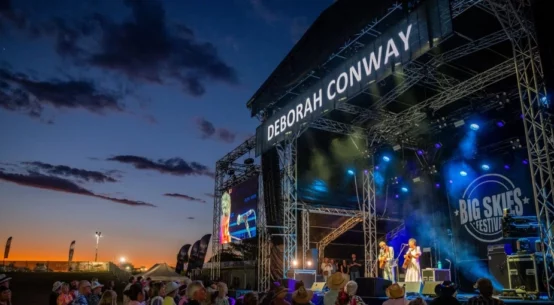 BSG designed and commissioned a comprehensive package of sound, lighting, and vision technologies that ensured a fully immersive sensory experience for everyone at the Big Skies Festival 2024