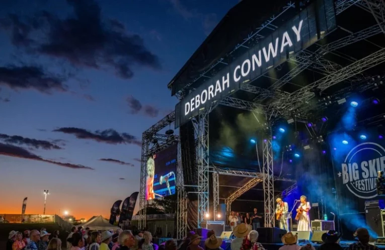 BSG designed and commissioned a comprehensive package of sound, lighting, and vision technologies that ensured a fully immersive sensory experience for everyone at the Big Skies Festival 2024