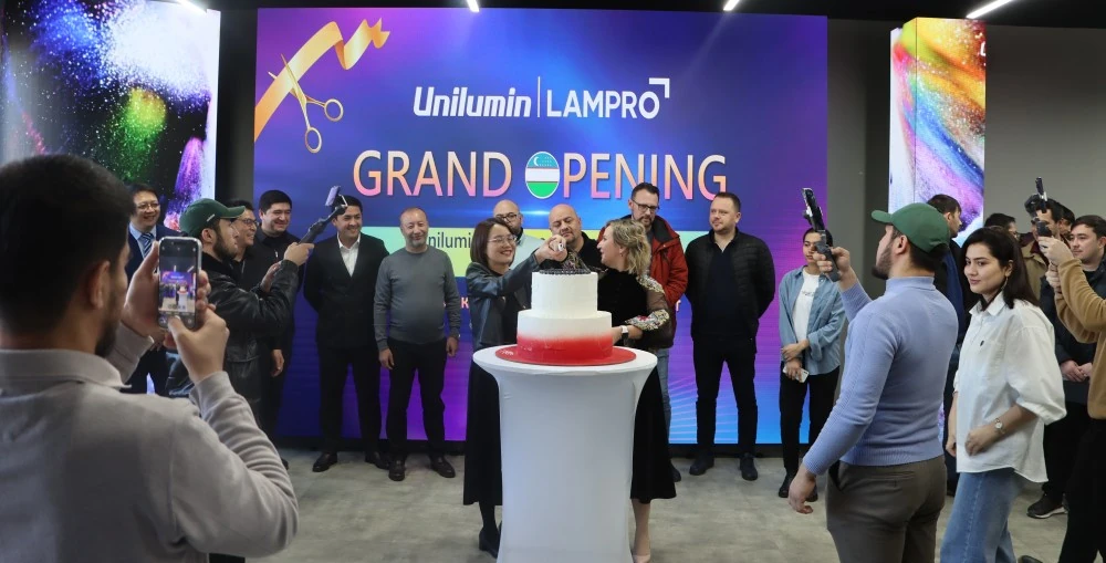 Unilumin-LAMPRO-new-service-centre-in-Uzbekistan.