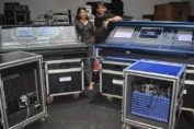 Maria Rodrigues and Renzil Rodrigues with Spectrum Audio Solutions’ latest acquisitions